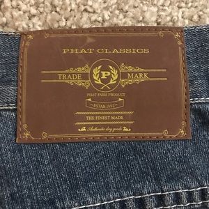 Phat Farm jeans.  Very cool and unique design.  42/34